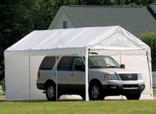 A Portable Garage or Carport is an Effective Storage Solution
